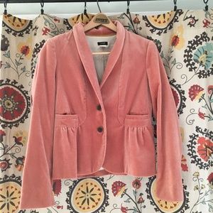 J Crew Velvet cropped blazer 8